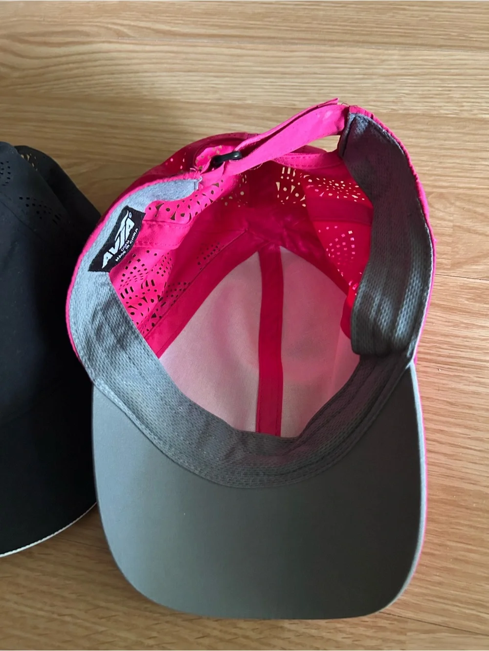 Avia Activewear Black and Pink Hats OS Bundle